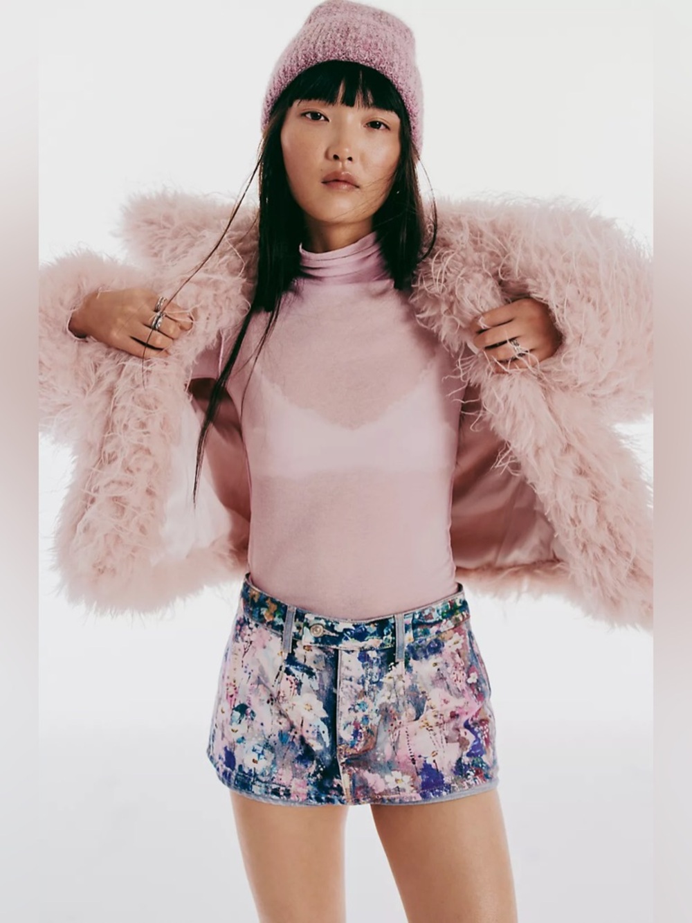 Free People We The Free Gallivanting Illusions Skort
